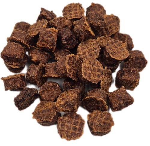 Suszony Barf z wołowiny 250 g dla psów - produkt z bliska