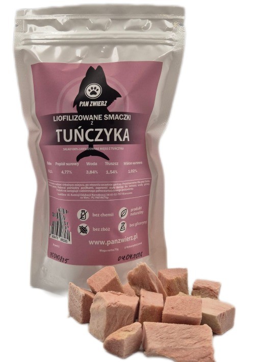 Smaczki liofilizowane tuńczyk PanZwierz paczka.jpeg